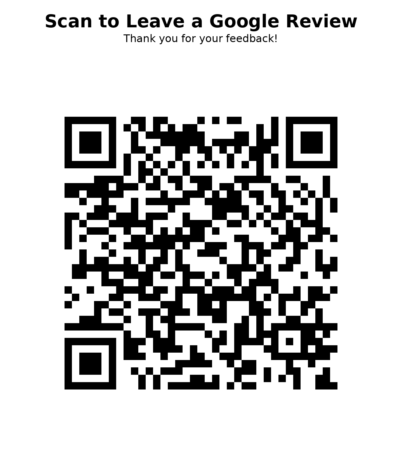 QR code to leave a Google review for Gilbert Services Southwest